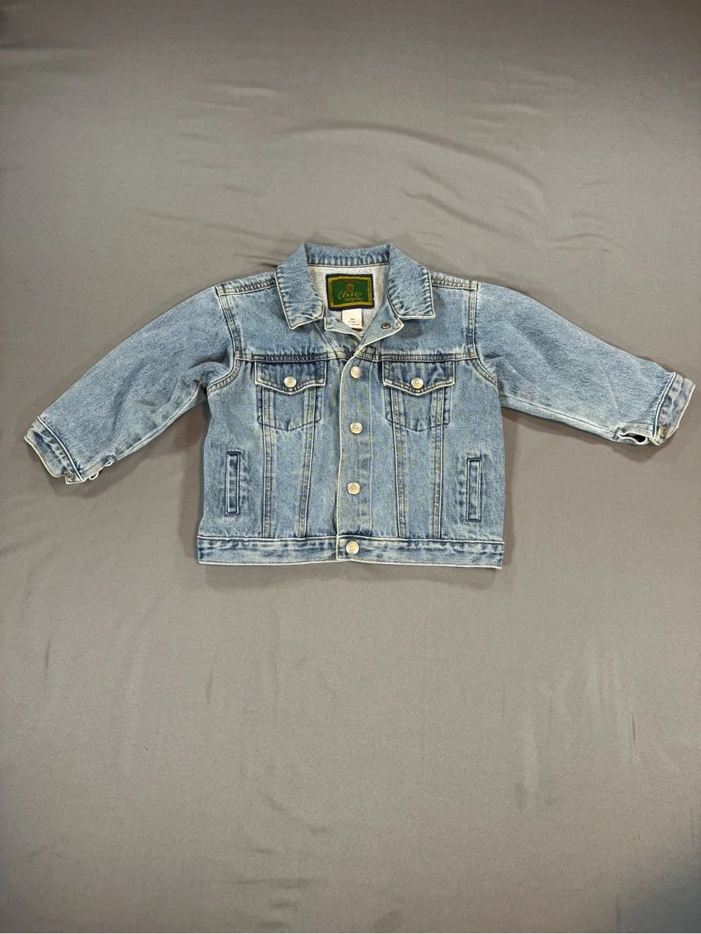 Vintage Baby Gap Classic Denim Jacket Toddler 3 Years Light Wash